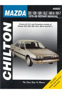 Mazda 323, 626, 929, GLC, MX-6, and RX-7, 1978-89