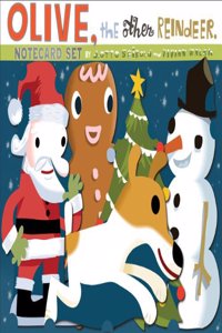 Olive the Other Reindeer Notecard Set