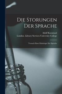 Die Storungen Der Sprache [electronic Resource]