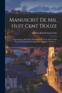 Manuscrit De Mil Huit Cent Douze