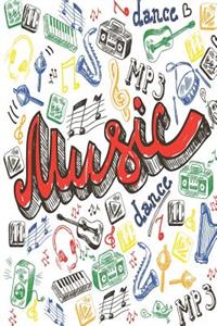 Songwriting Journal and Music Notebook