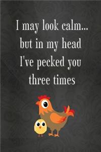 Thick Lined Journal - Gift Instead Of Greeting Card, Gift Basket Stuffer, Stocking Stuffer - (119 Pages)