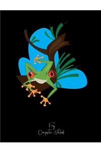 Frog Composition Notebook