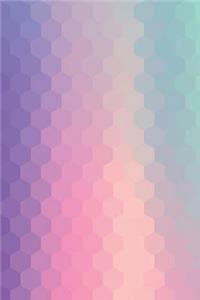 Pastel Rainbow Hexagonal Journal