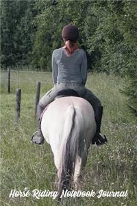 Horse Riding Notebook Journal