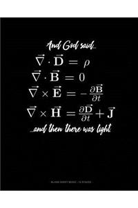 And God Said And Then There Was Light