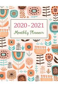 2020-2021 Monthly Planner