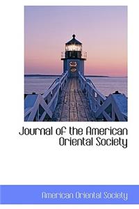 Journal of the American Oriental Society