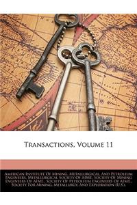 Transactions, Volume 11