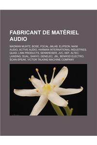 Fabricant de Materiel Audio