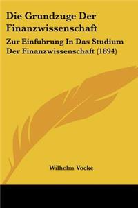 Grundzuge Der Finanzwissenschaft