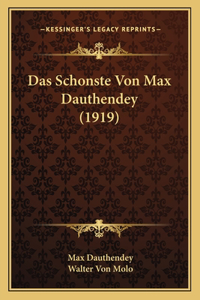 Schonste Von Max Dauthendey (1919)