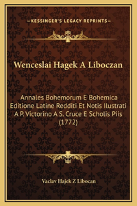Wenceslai Hagek A Liboczan