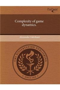 Complexity of Game Dynamics