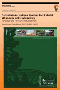 Evaluation of Biological Inventory Data Collected at Cuyahoga Valley National Park