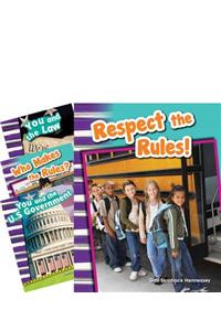 Primary Source Readers: Content & Literacy: Rules & Authority Library Bound Collection