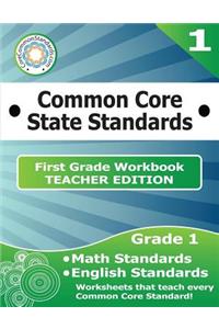 First Grade Common Core Workbook - Teacher Edition