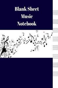 Blank Sheet Music Notebook