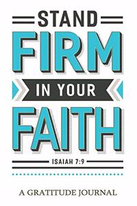 Stand Firm in your Faith Isaiah 7
