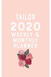 tailor 2020 Monthly Weekly Planner tailor Occupation Planner A beautiful