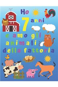 Ho 7 anni e amo gli animali della fattoria