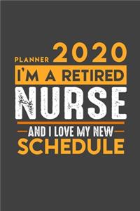 Planner 2020 for retired NURSE