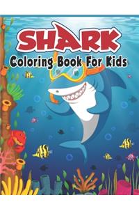 Shark Coloring Book For kids.