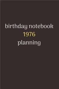 notebook birthday gift 1976