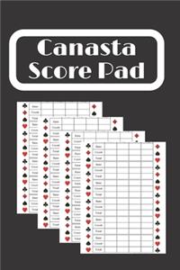 Canasta Score Pad