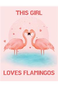 This girl loves flamingos