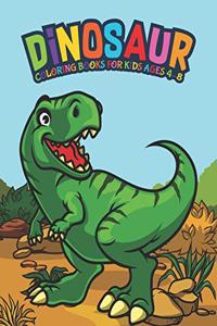 Dinosaur Coloring Books For Kids Ages 4-8