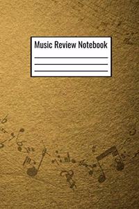 Music Review Notebook