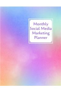 Monthly Social Media Marketing Planner