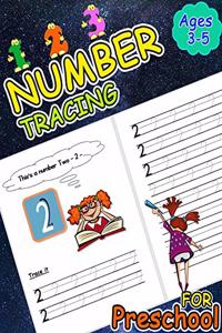 123 number tracing for preschool ages 3-5