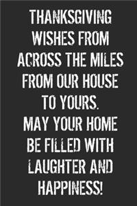 Thanksgiving Wishes From Across The Miles