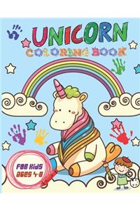Unicorn Coloring Book For Kids Ages 4-8