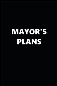 2020 Weekly Planner Political Theme Mayor's Plans Black White 134 Pages