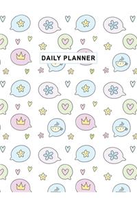 Low Vision Undated 90 Day Daily Planner Large Print