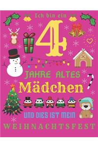 Ich bin ein 4 Jahre altes Mädchen und dies ist mein Weihnachtsfest