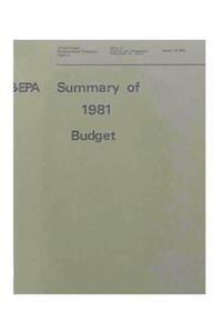 Summary of 1981 Budget