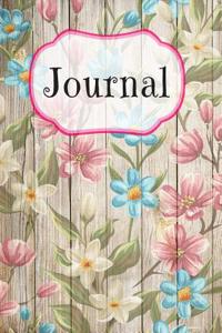 Flowers Pastel Pattern Notebook
