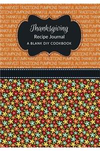 Thanksgiving Recipe Journal