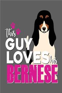 This Guy Loves His Bernese