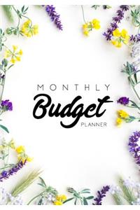 Monthly Budget Planner: Financial Planning Journal, Monthly Expense Tracker and Organizer, Bill, Home Budget Book. 12 Month Budget Planner Book