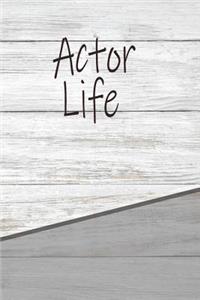 Actor Life: Rustic Career Life Writing Journal