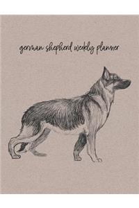 German Shepherd Weekly Planner