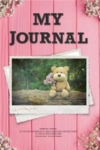 My Journal - Easy to Use Blood Sugar Logbook for Type 1 Diabetes (Glycemic Record / Blood Glucose Tracker) T1d - Floral Daily Diabetes Journal Logbook - Type One Teen / Type One Toddler
