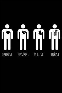 Optimist Pessimist Realist Tubist