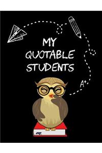 My Quotable Students