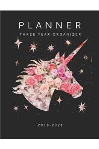 Three Year Planner Organizer 2019-2021